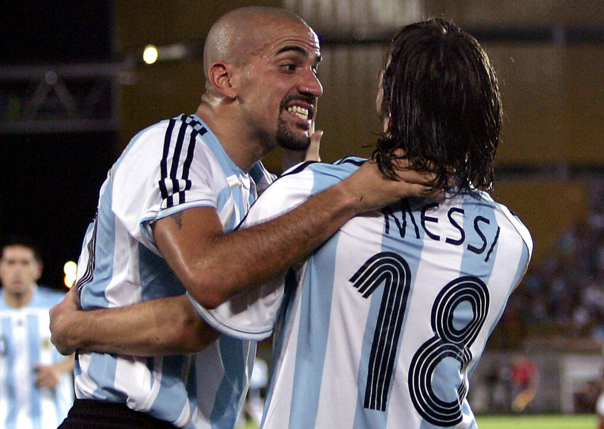 Antiguos compa�eros en la selecci�n, ahora Ver�n y Messi envueltos en una pol�mica por una historia fake