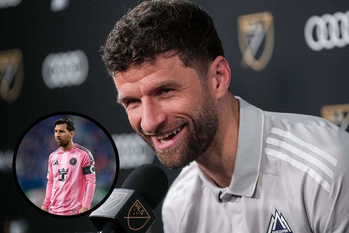 Thomas Müller no acepta el papel de víctima frente a Leo Messi antes de la final de la Copa MLS