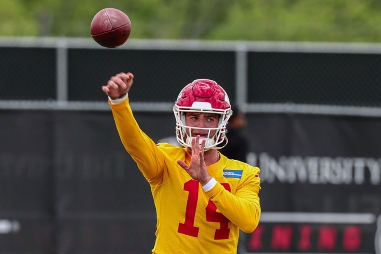 What is the potential of rookie quarterback Garrett...