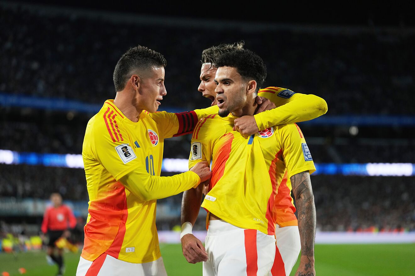 James y Luis Díaz comandan a Colombia en el campeonato del mundo 2026 ...