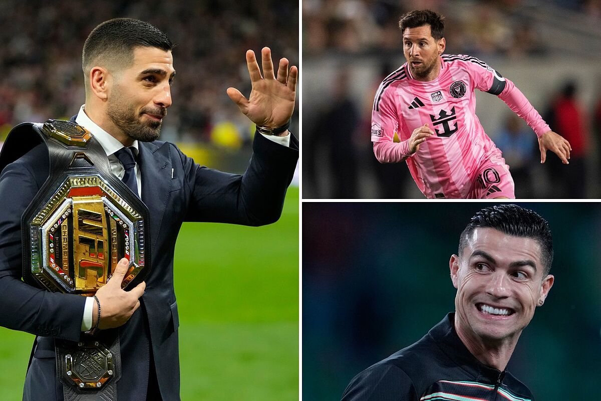 El campeón de la UFC pone a Messi por encima de su socio Cristiano Ronaldo: "Me gusta más"