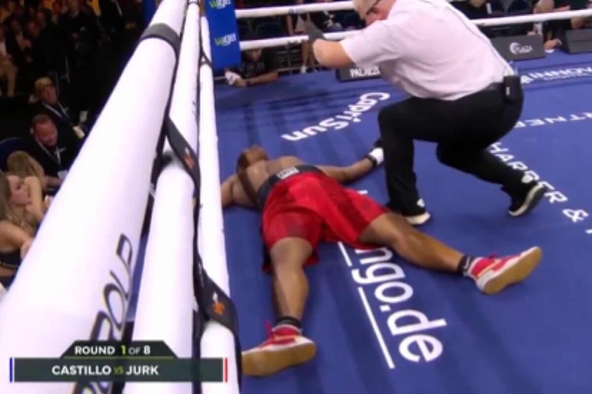 ¿El KO más rápido de la historia? El brutal puñetazo que acabó con Edwin Castillo a los 4 segundos de combate