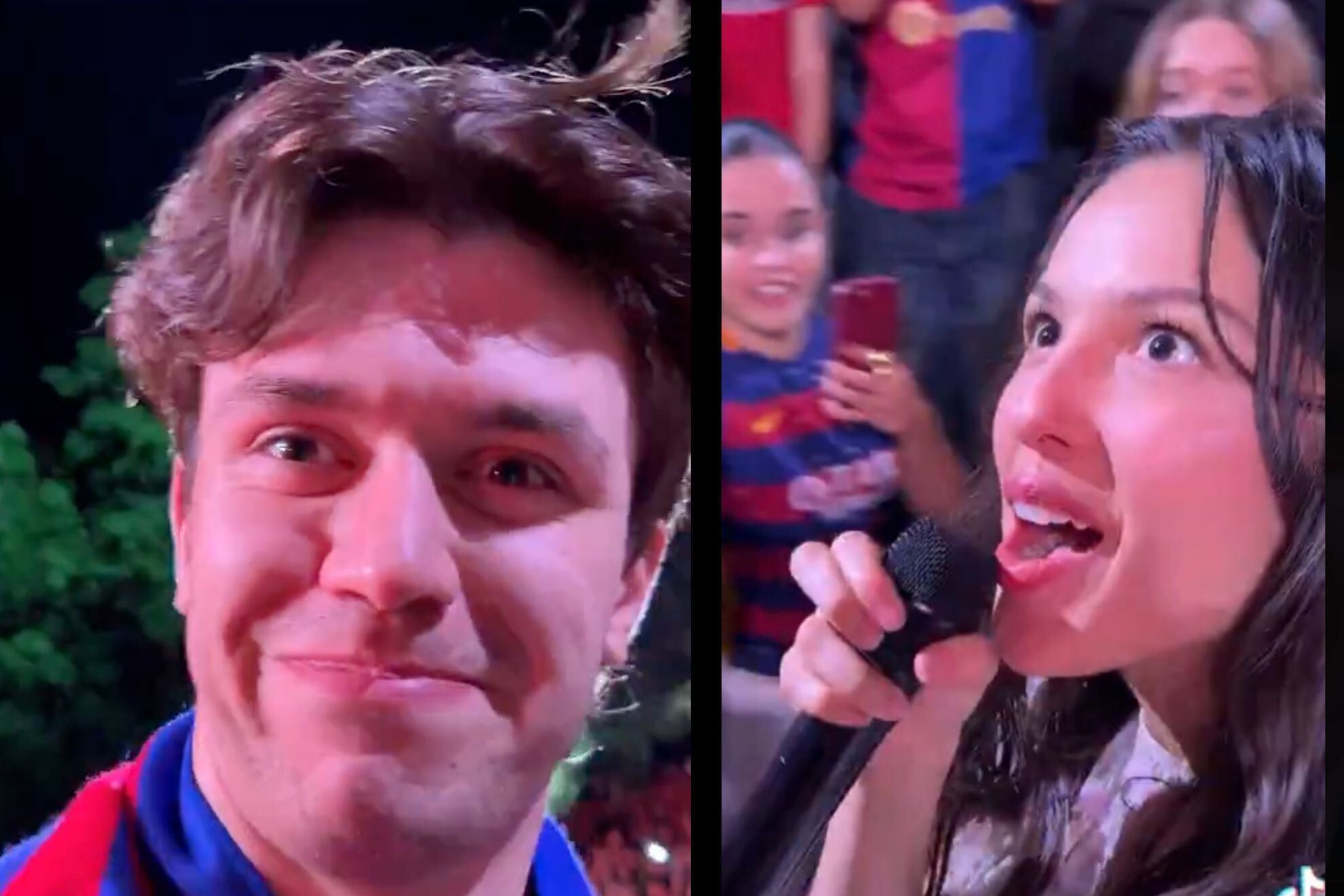 Olivia Rodrigo qued� estupefacta luego de ver a un fan que asisti� a su concierto en Barcelona