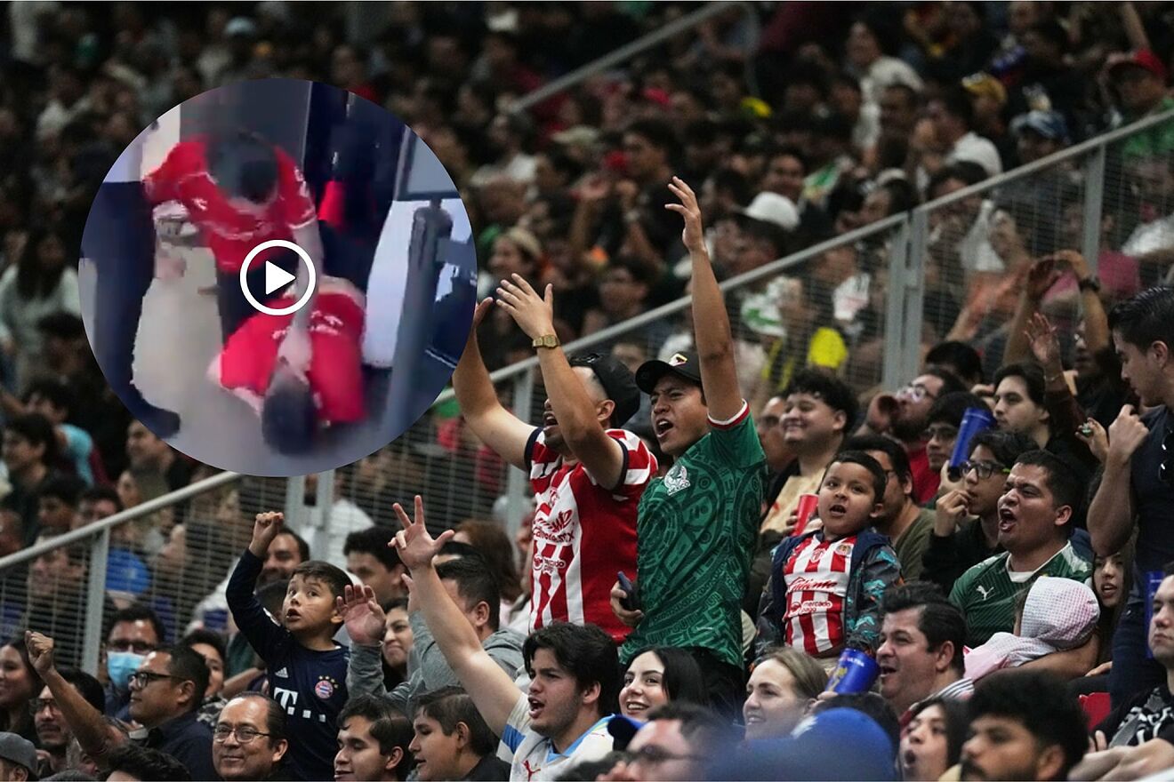 Explota una trifulca masiva en el Atlas vs Chivas en un amistoso de ...