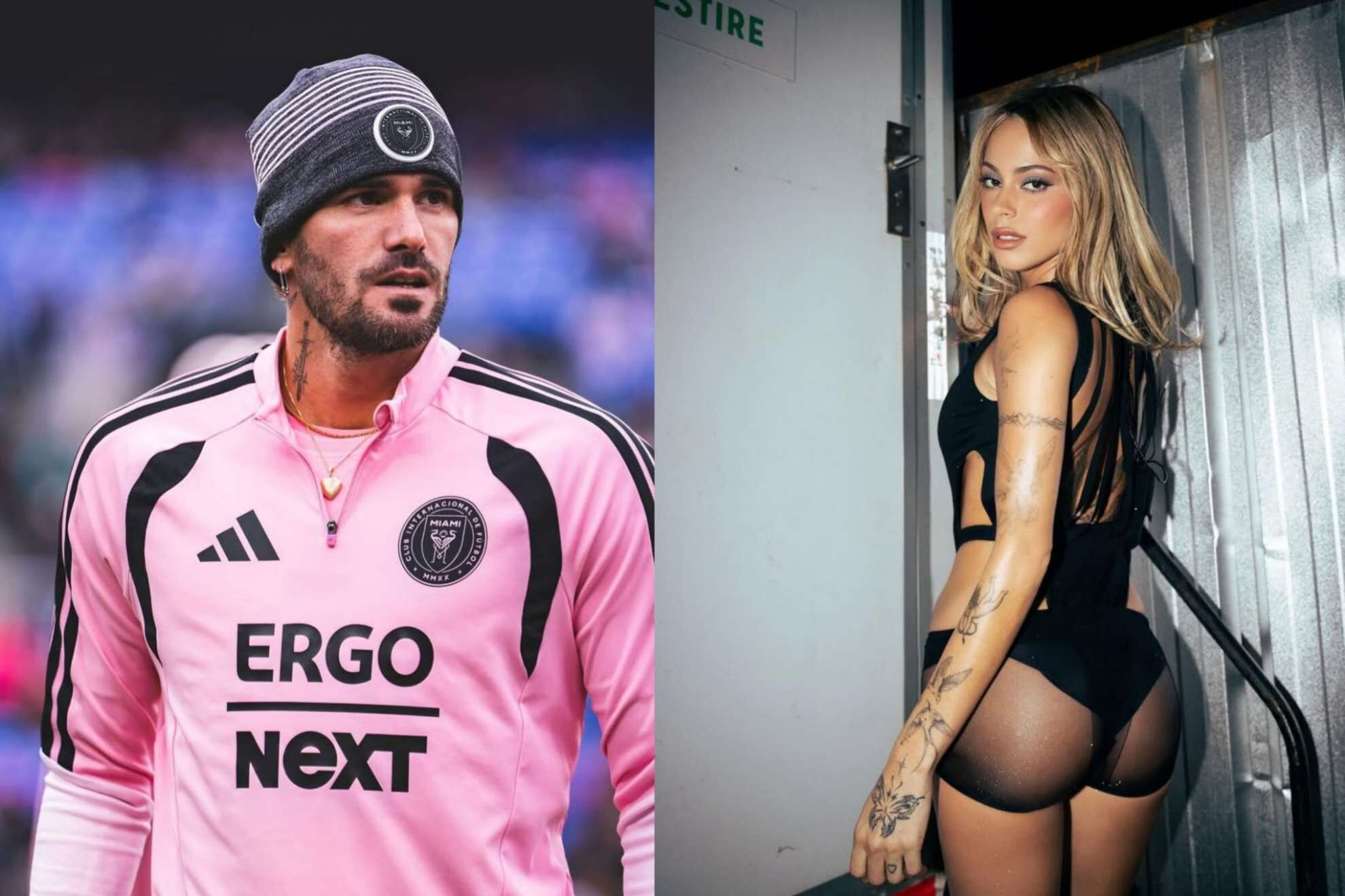 Rodrigo De Paul es retado en una din�mica que puso a prueba su relaci�n con Tini