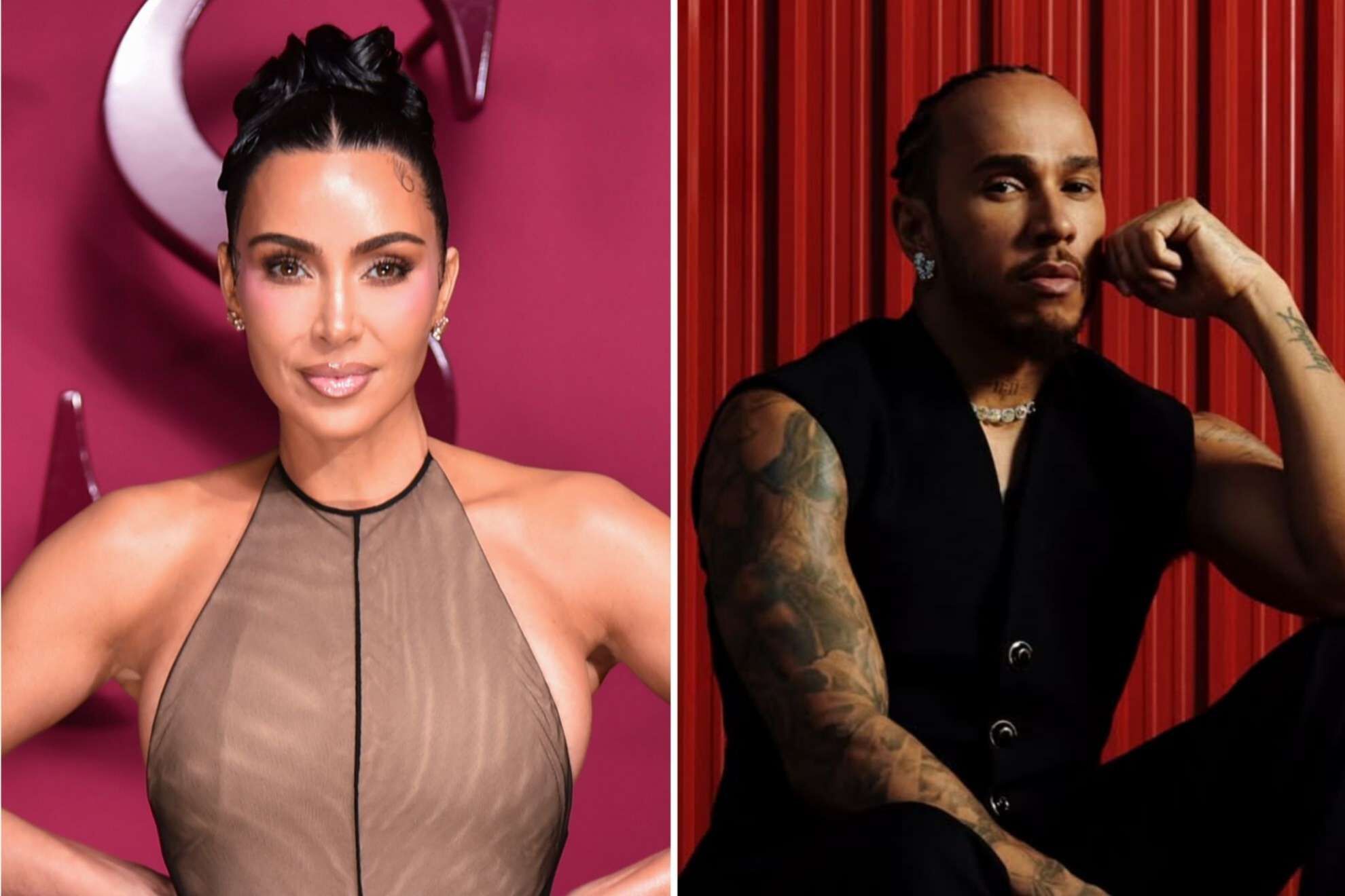 Lo que confirma el video viral de Kim Kardashian con Lewis Hamilton a bordo de un Ferrari