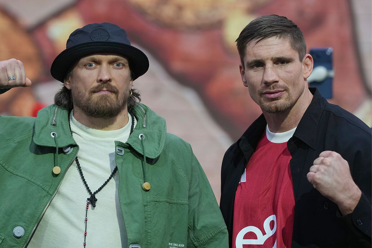 Oleksandr Usyk llega a un peso inesperado antes de su pelea contra Rico Verhoeven