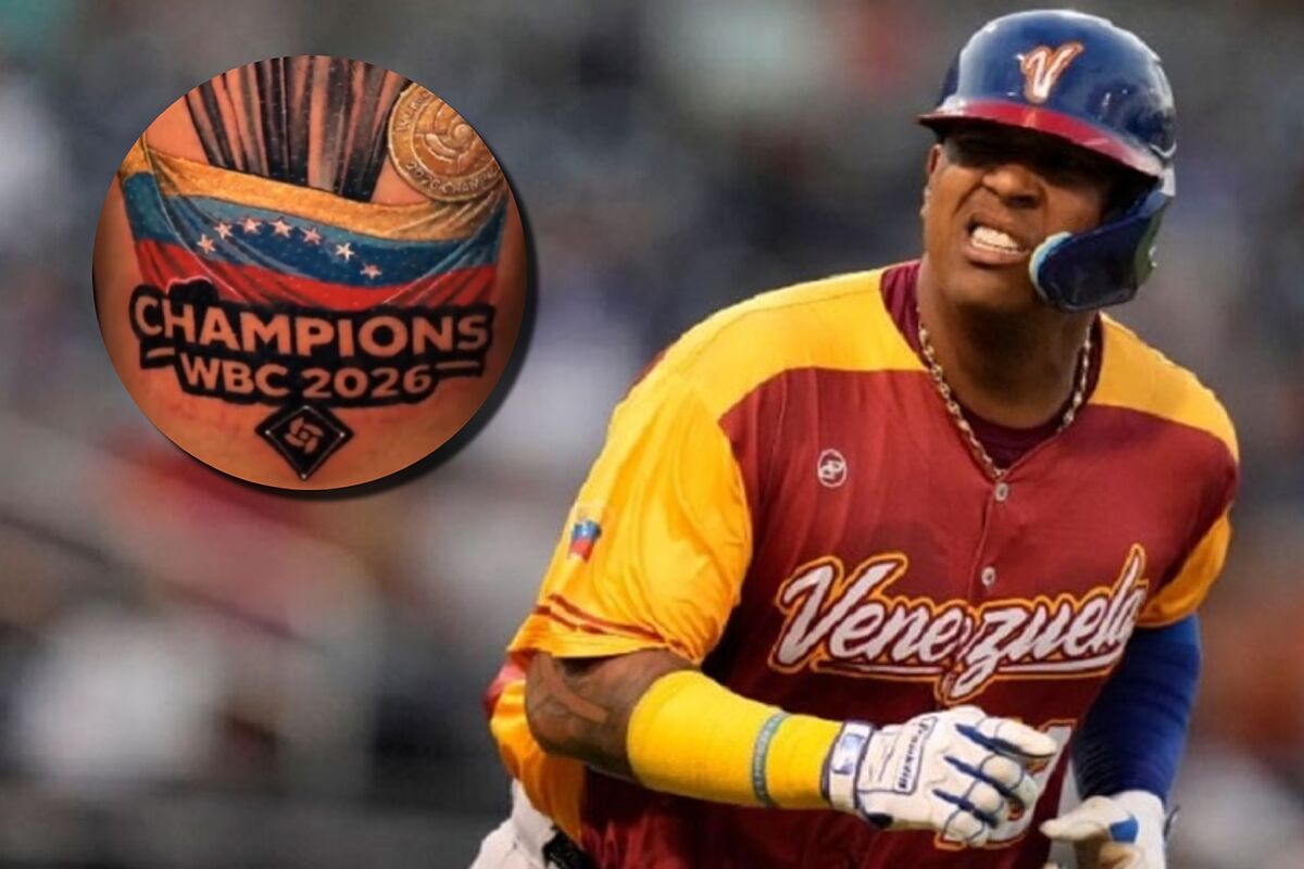 El imponente tatuaje de Salvador Pérez después del título de Venezuela en el WBC
