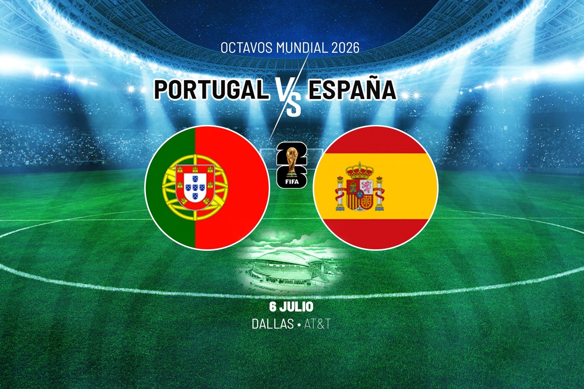 Espa�a vs. Portugal: �A qu� hora es y d�nde ver el partido del Mundial entre Lamine Yamal y Cristiano Ronaldo?