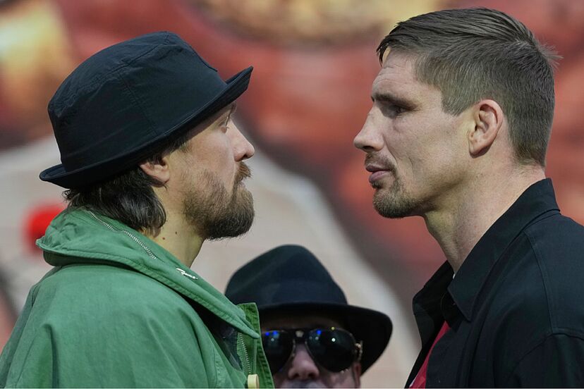 Oleksandr Usyk tuvo que esforzarse al m�ximo contra Rico Verhoeven en...
