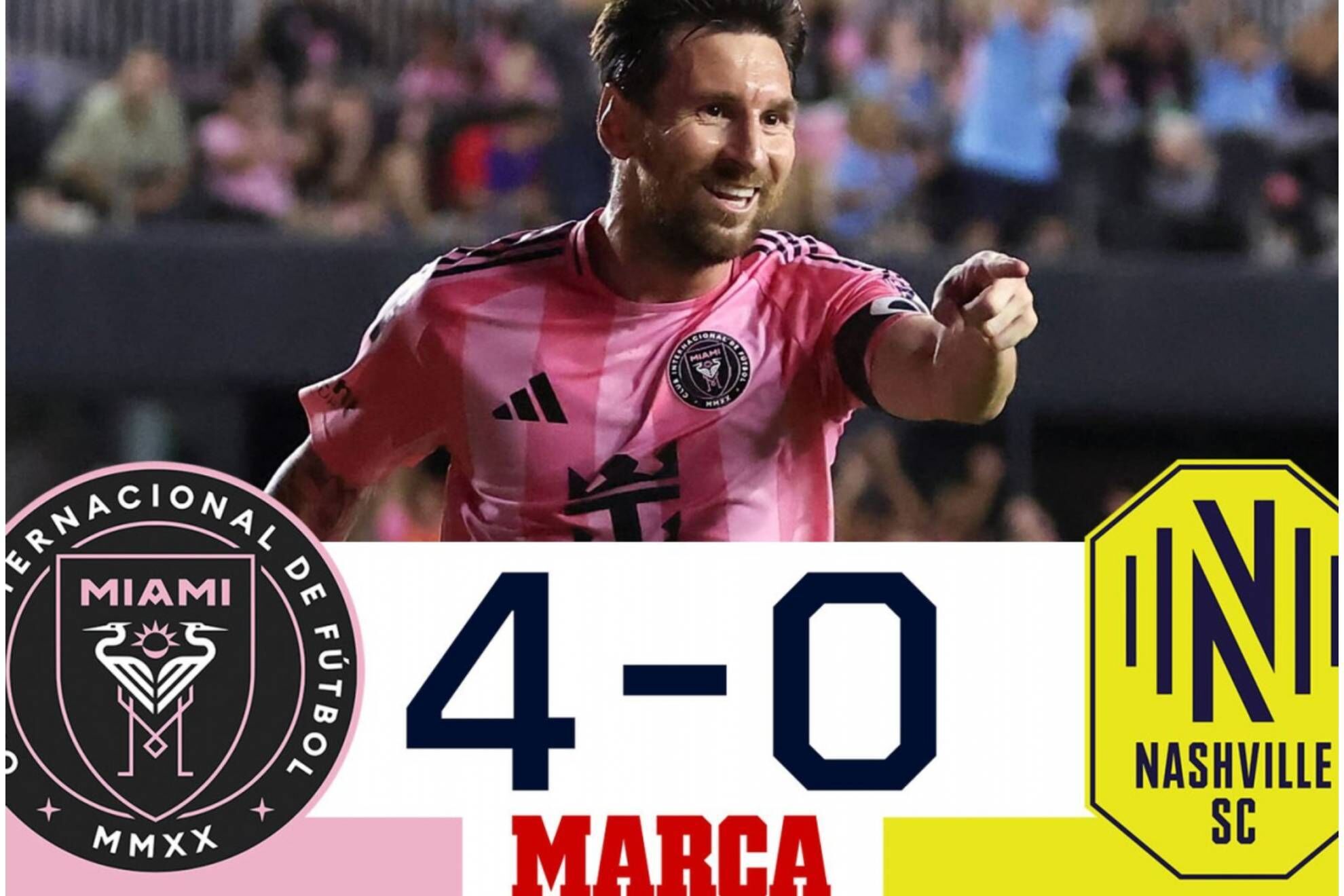 Doblete de Messi y victoria I Inter Miami 4-0 Nashville I Resumen y goles I MLS