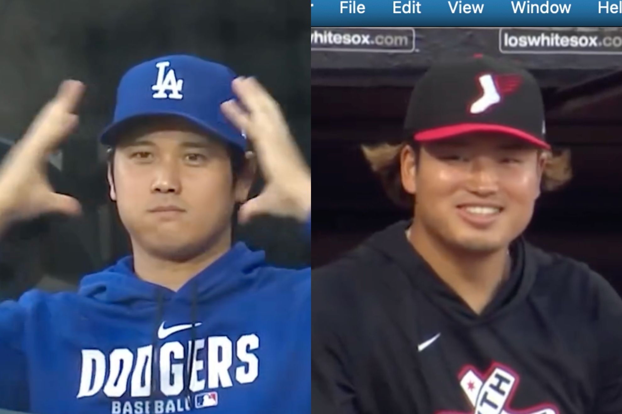 Shohei Ohtani y Munetaka Murakami comparten una gran amistad durante la victoria de los Dodgers de Los �ngeles