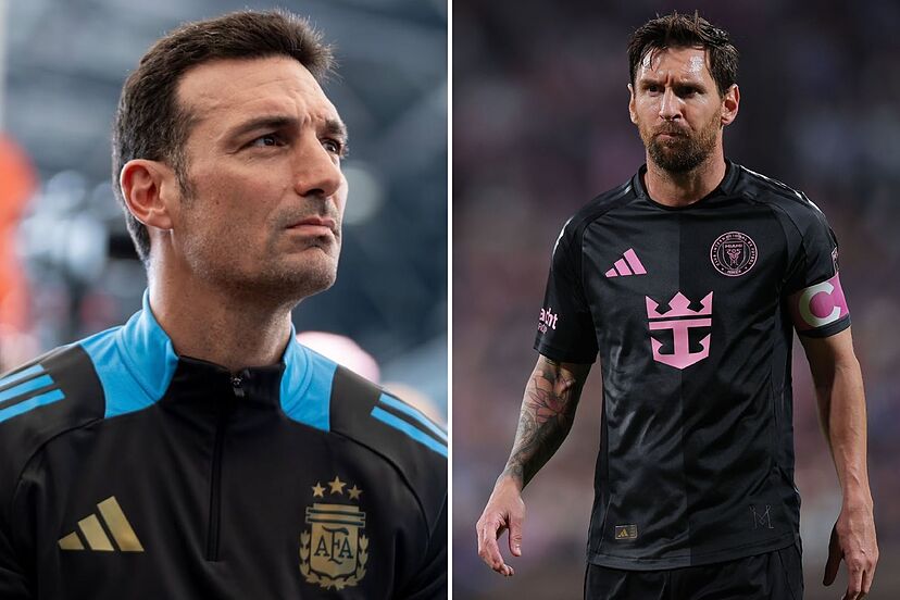 Scaloni Messi Argentina