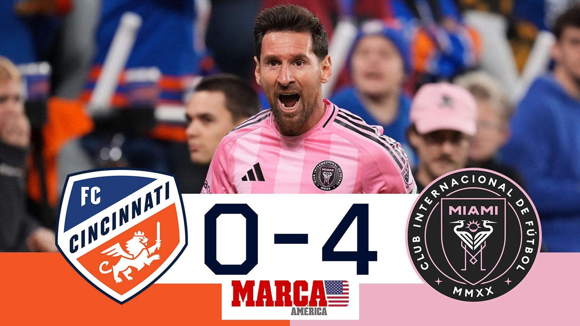 Messi y compa��a a la final de conferencia I Cincinnati 0-4 Inter Miami I Resumen y goles I MLS