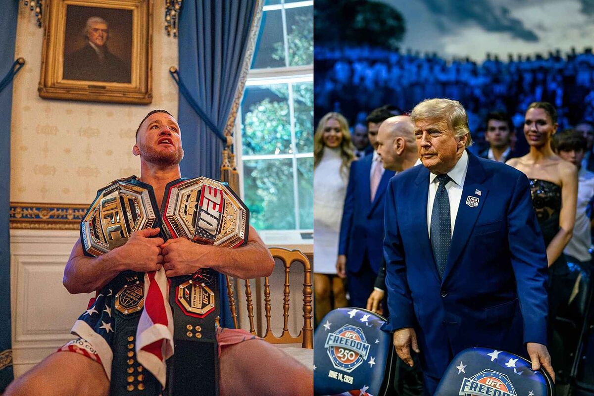 Justin Gaethje surprises President Donald Trump with an unusual youth after defeating Topuria