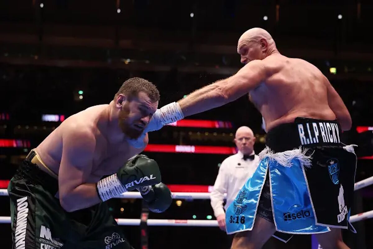 Tyson Fury convence en su regreso y desafía a Anthony Joshua: "Será la Batalla de Gran Bretaña"