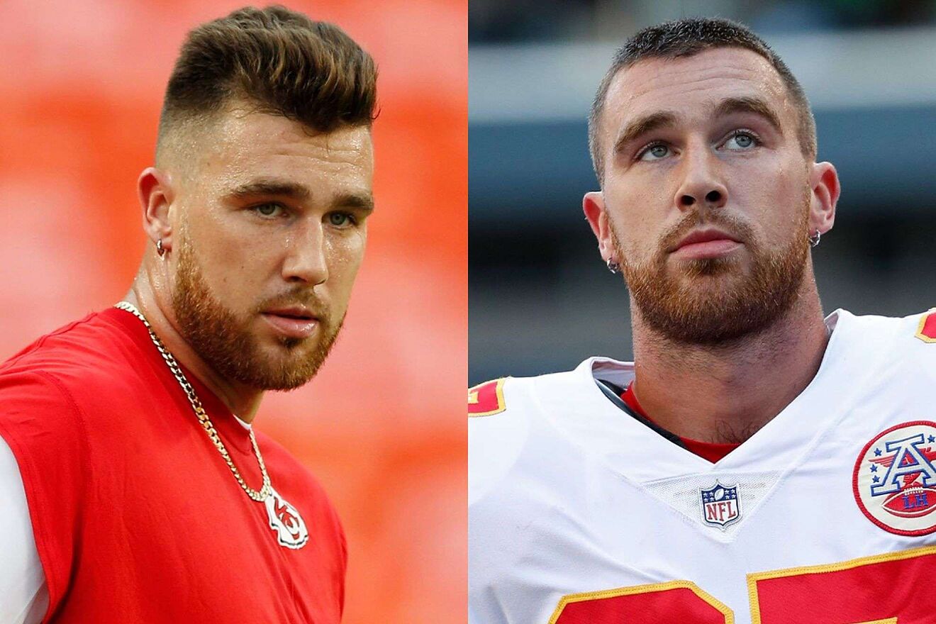 From shaved head to long hair: The evolution of Travis Kelce's hair has been...