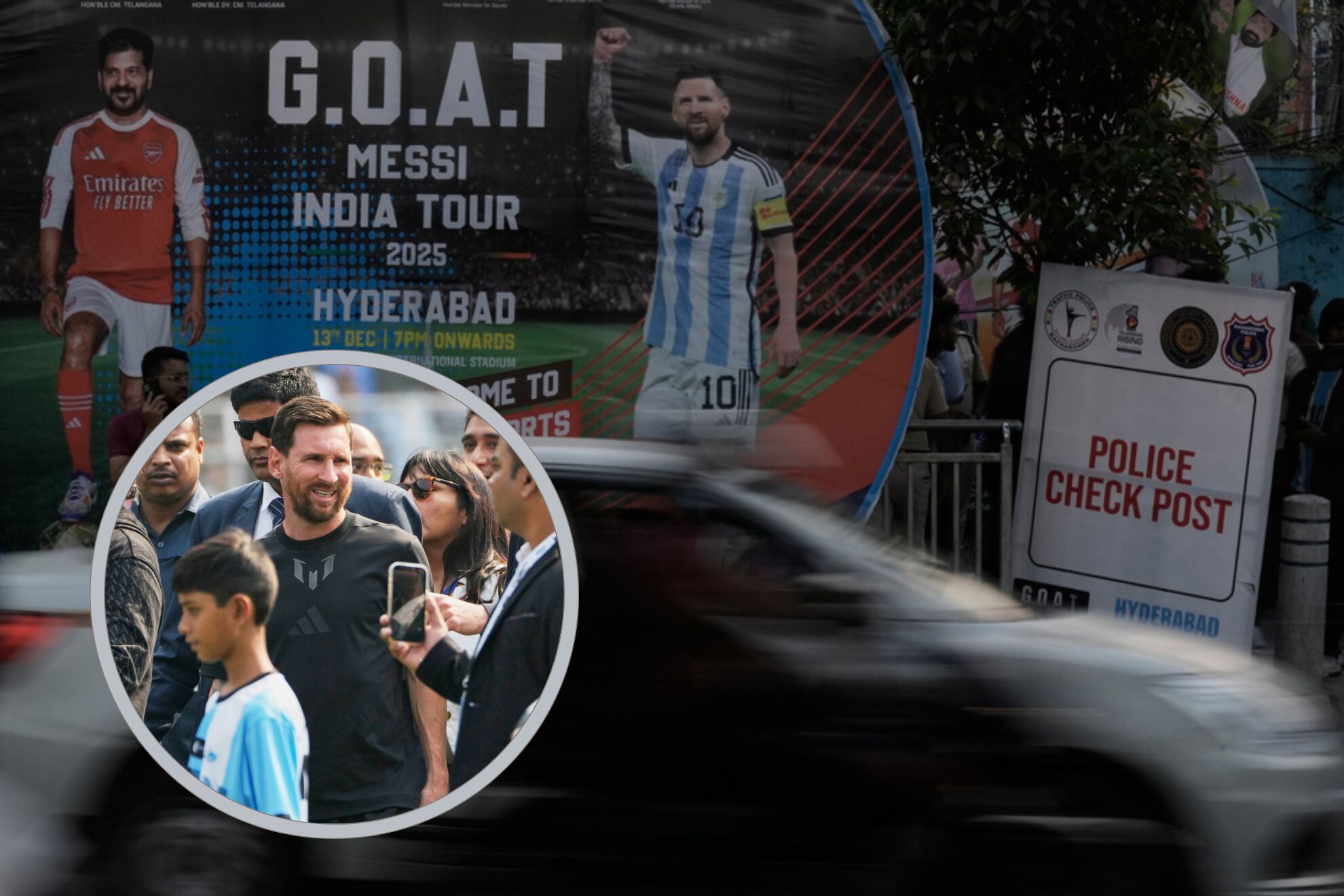 Messi gener� mucho caos en India