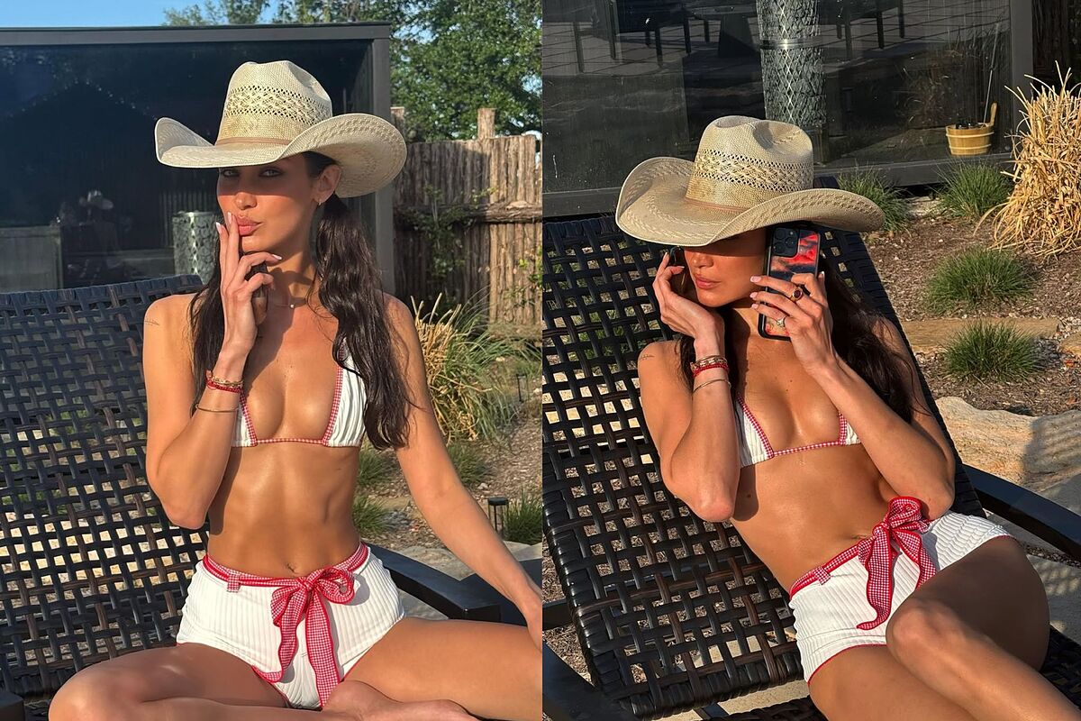 Las cinco mejores fotos de Bella Hadid en una serie de diminutos bikinis