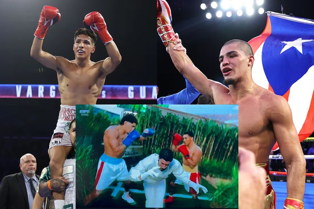 Xander Zayas y Emiliano Vargas, boxeadores latinos, tienen su momento en el Super Bowl con Bad Bunny