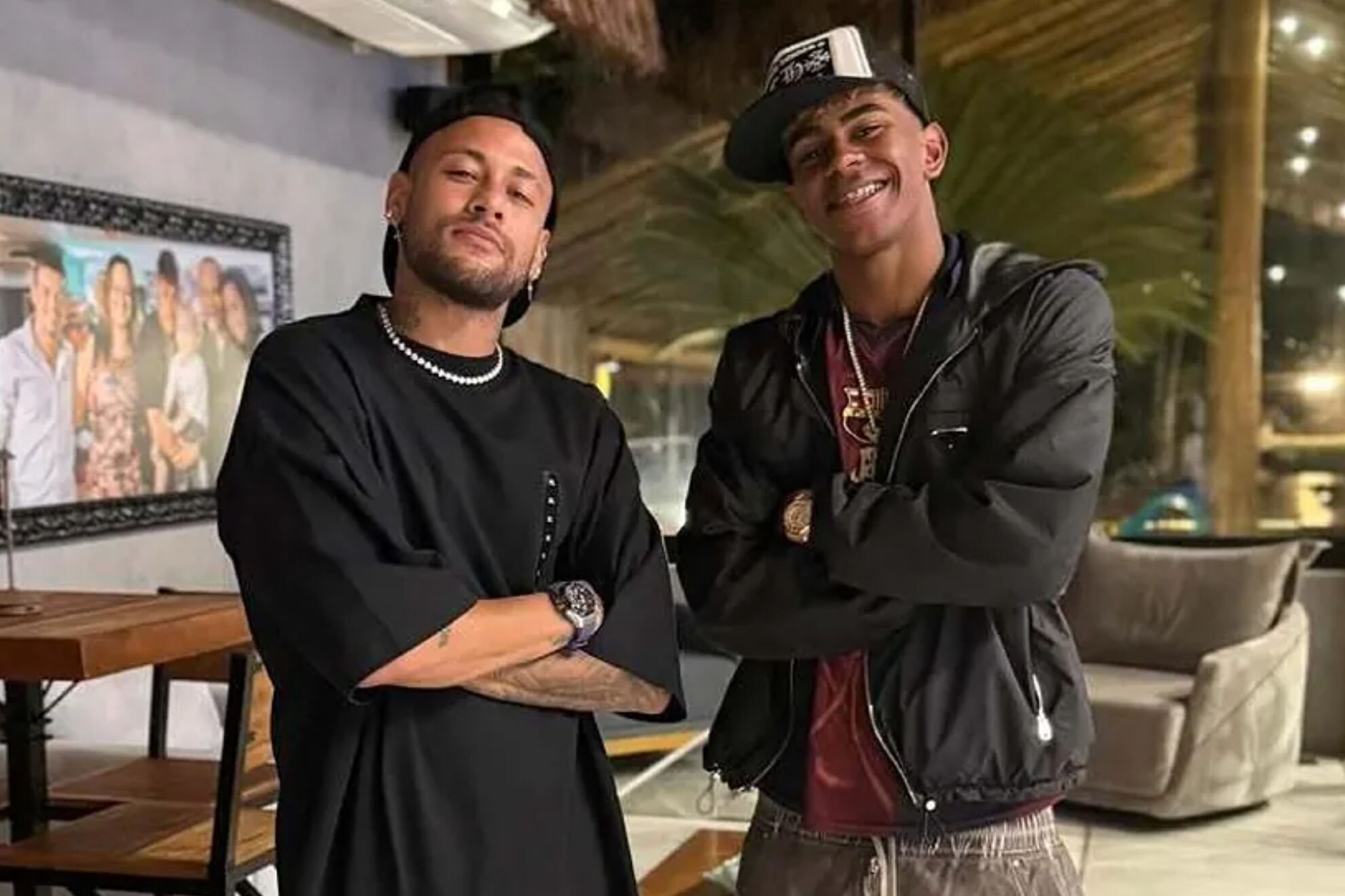 Lamine Yamal revela una curiosa an�cdota de sus vacaciones con Neymar en su casa de Brasil
