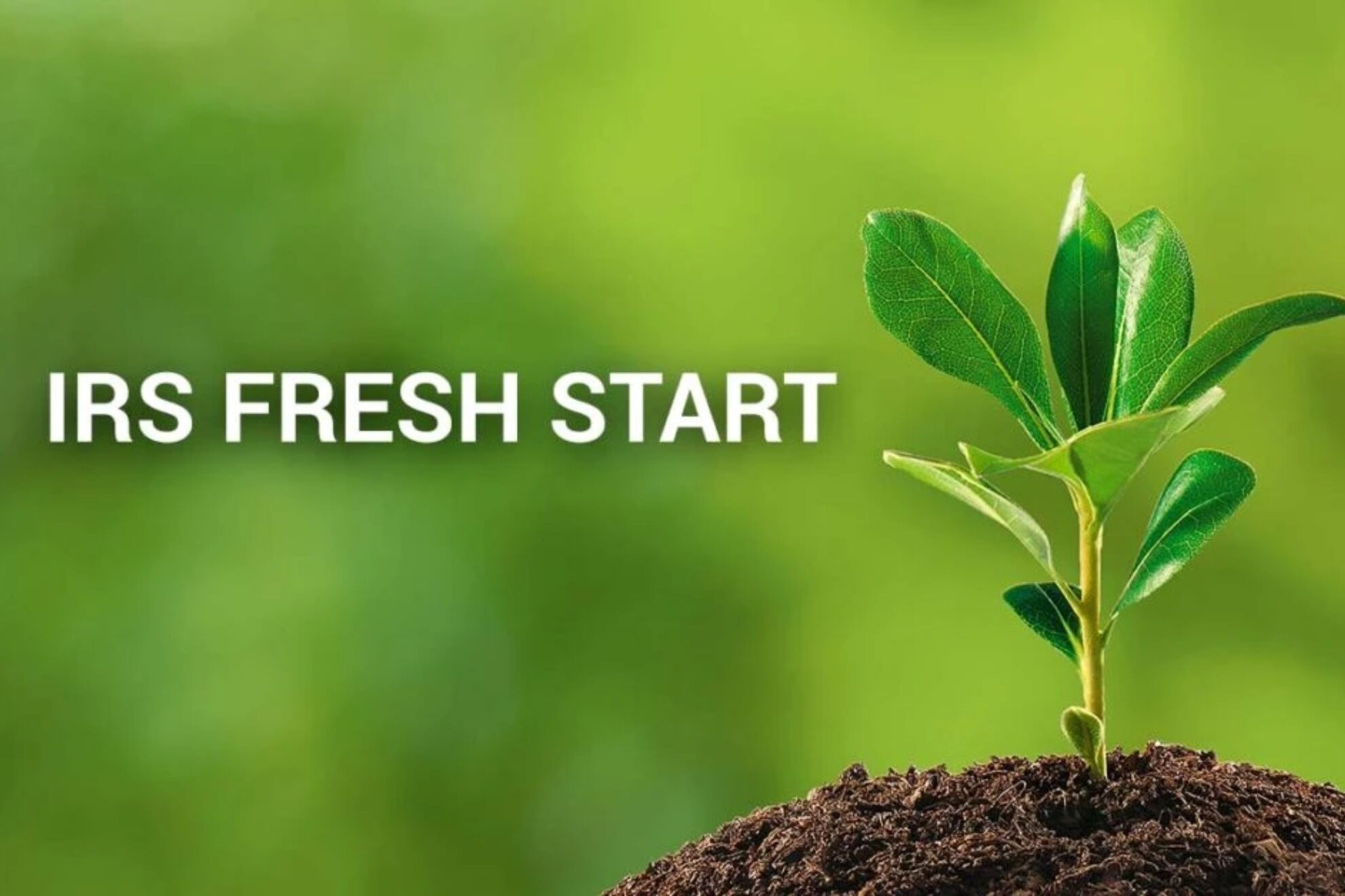 Programa de Fresh Start del IRS