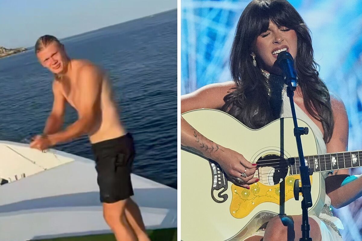 El lado más estadounidense de Erling Haaland! Juega golf desde un yate mientras escucha música country