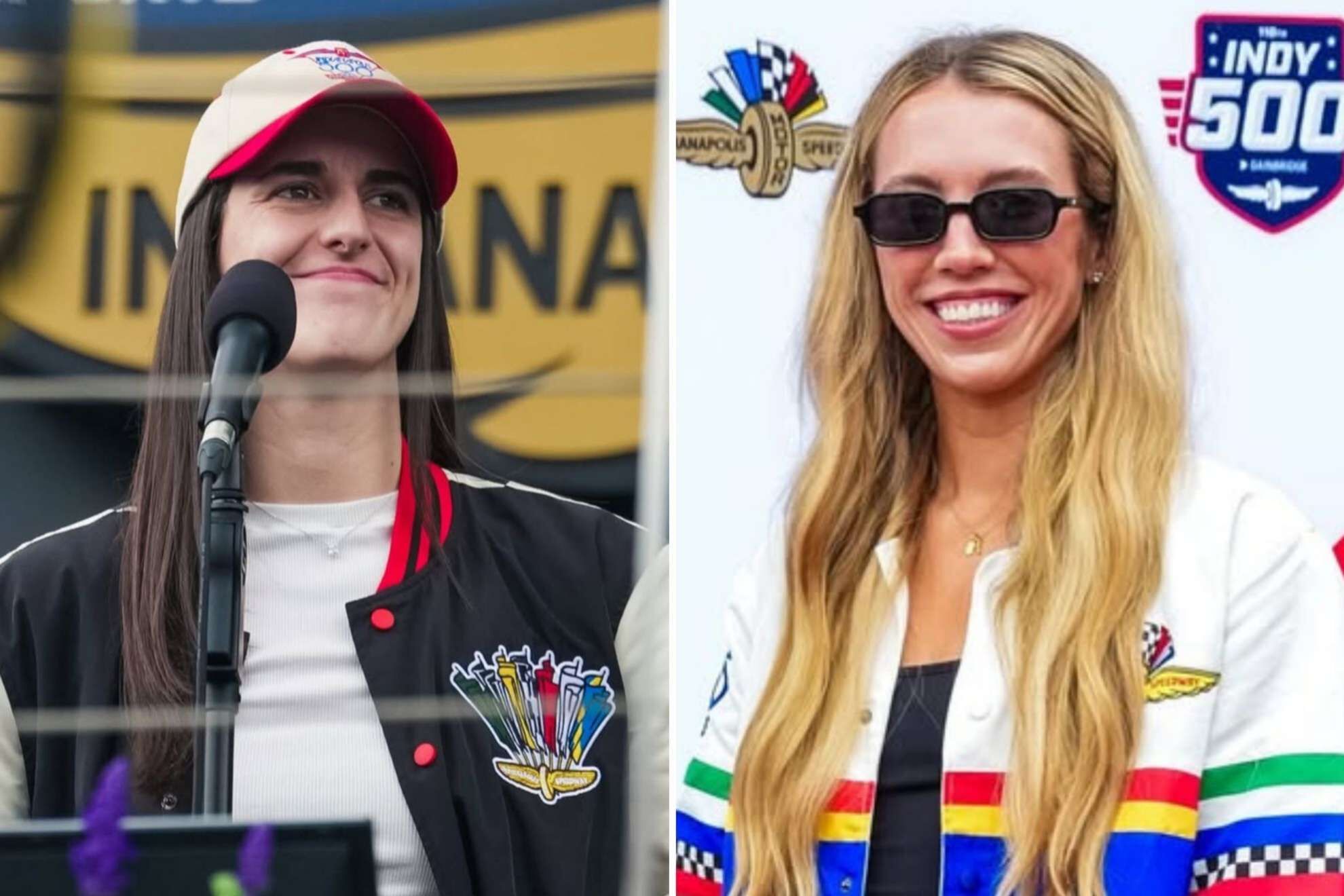 Caitlin Clark deja ver sus nervios antes de su momento como grand marshal en el Indy 500