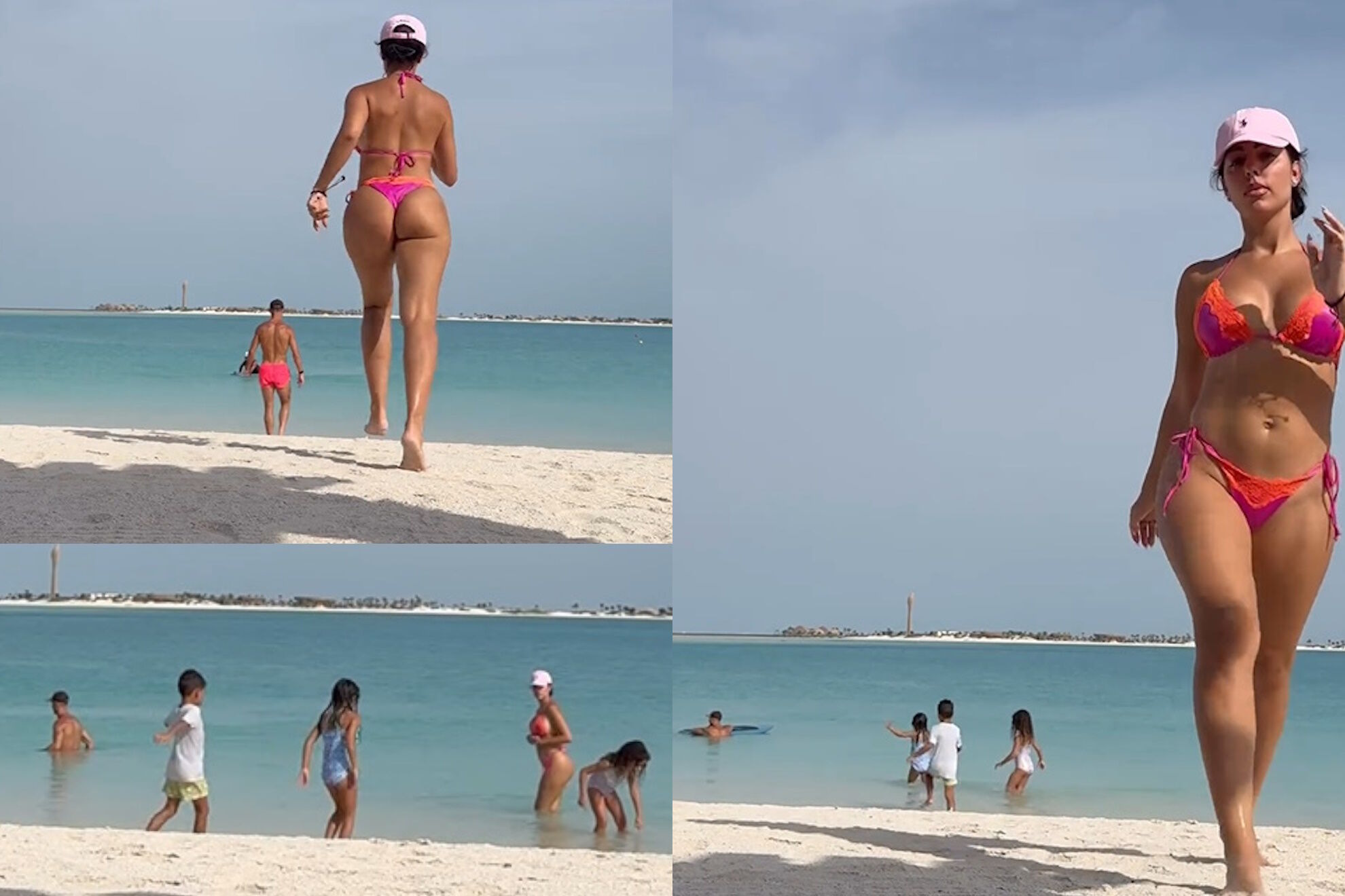 Cristiano Ronaldo se refugia en su familia con Georgina Rodr�guez tras el fiasco de la Eurocopa