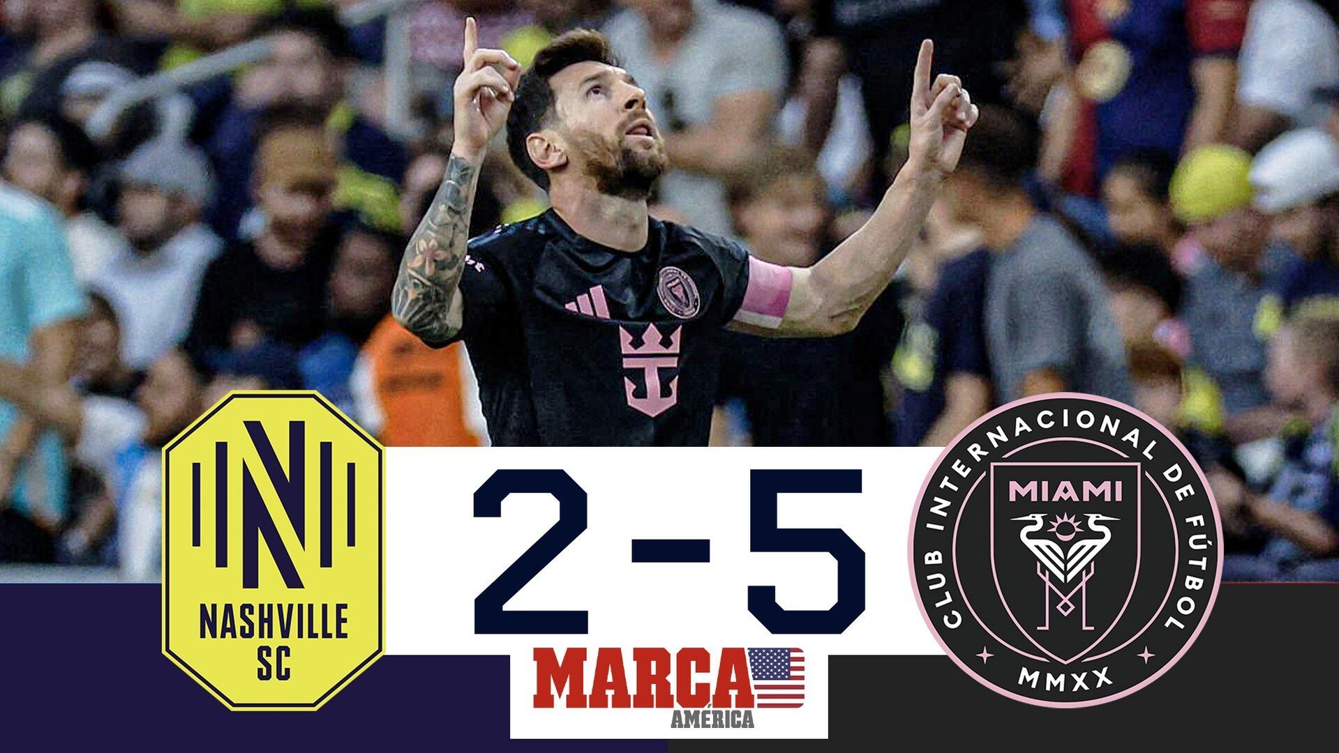 Messi es imparable | Nashville 2-5 Inter Miami | RESUMEN | MLS